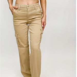Alexa Rae Judy Blue Cargo Pants in Khaki Size 24/0